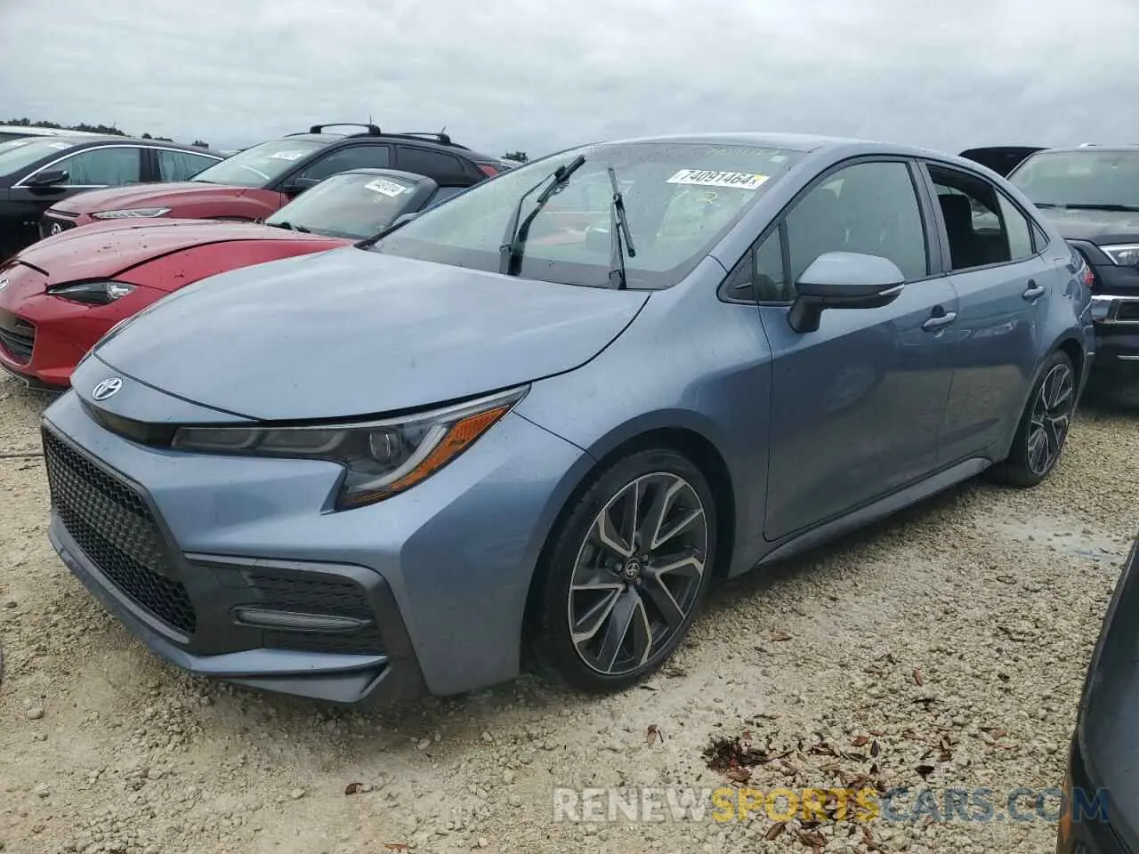 1 Photograph of a damaged car JTDS4MCE8MJ057221 TOYOTA COROLLA 2021