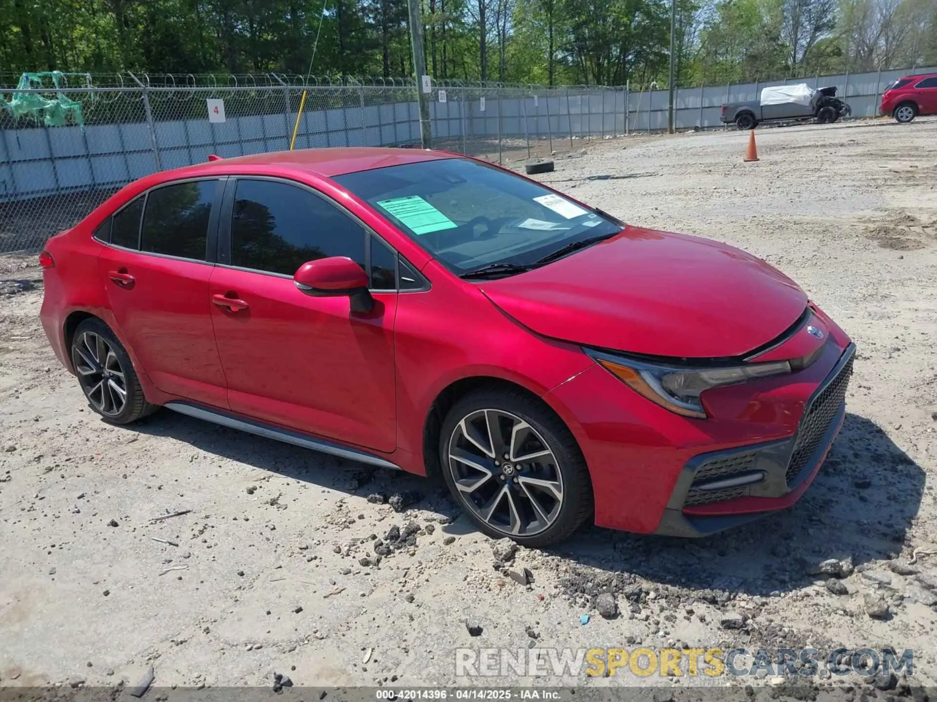 1 Photograph of a damaged car JTDS4MCE8MJ064072 TOYOTA COROLLA 2021