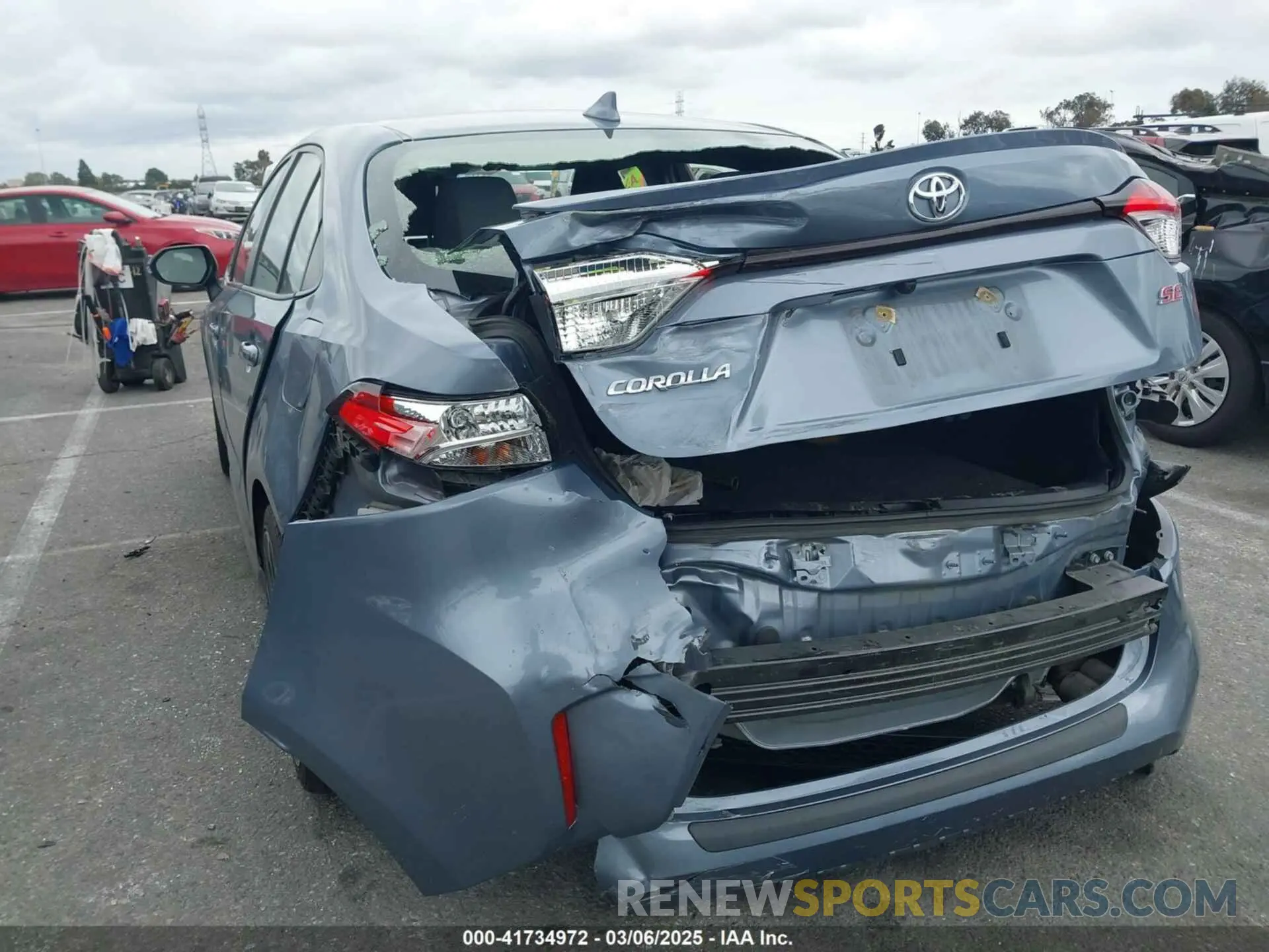 3 Photograph of a damaged car JTDS4MCE8MJ065982 TOYOTA COROLLA 2021