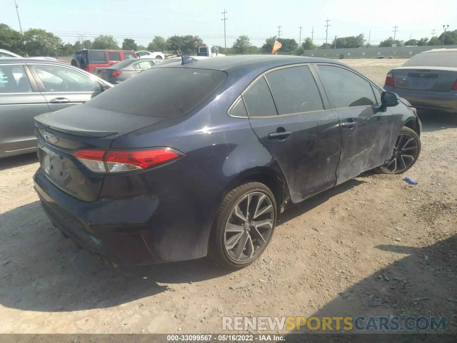 4 Photograph of a damaged car JTDS4MCE8MJ069319 TOYOTA COROLLA 2021