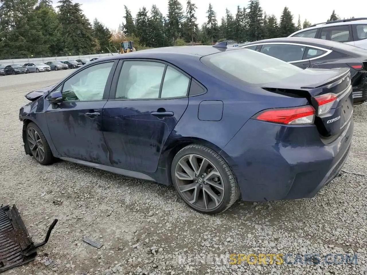 2 Photograph of a damaged car JTDS4MCE8MJ073385 TOYOTA COROLLA 2021
