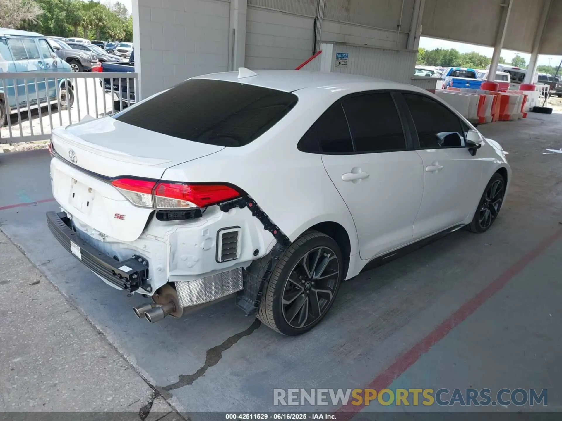 4 Photograph of a damaged car JTDS4MCE8MJ078070 TOYOTA COROLLA 2021