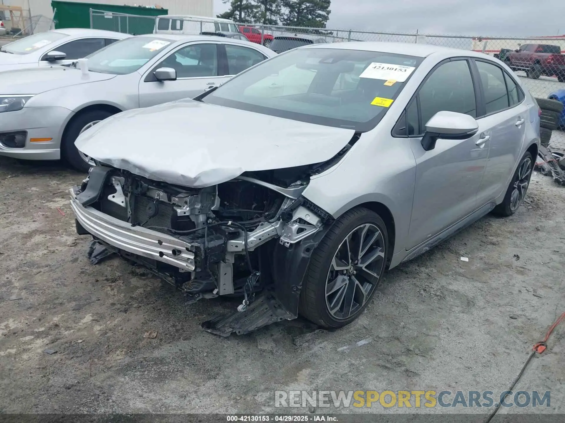 2 Photograph of a damaged car JTDS4MCE8MJ078604 TOYOTA COROLLA 2021
