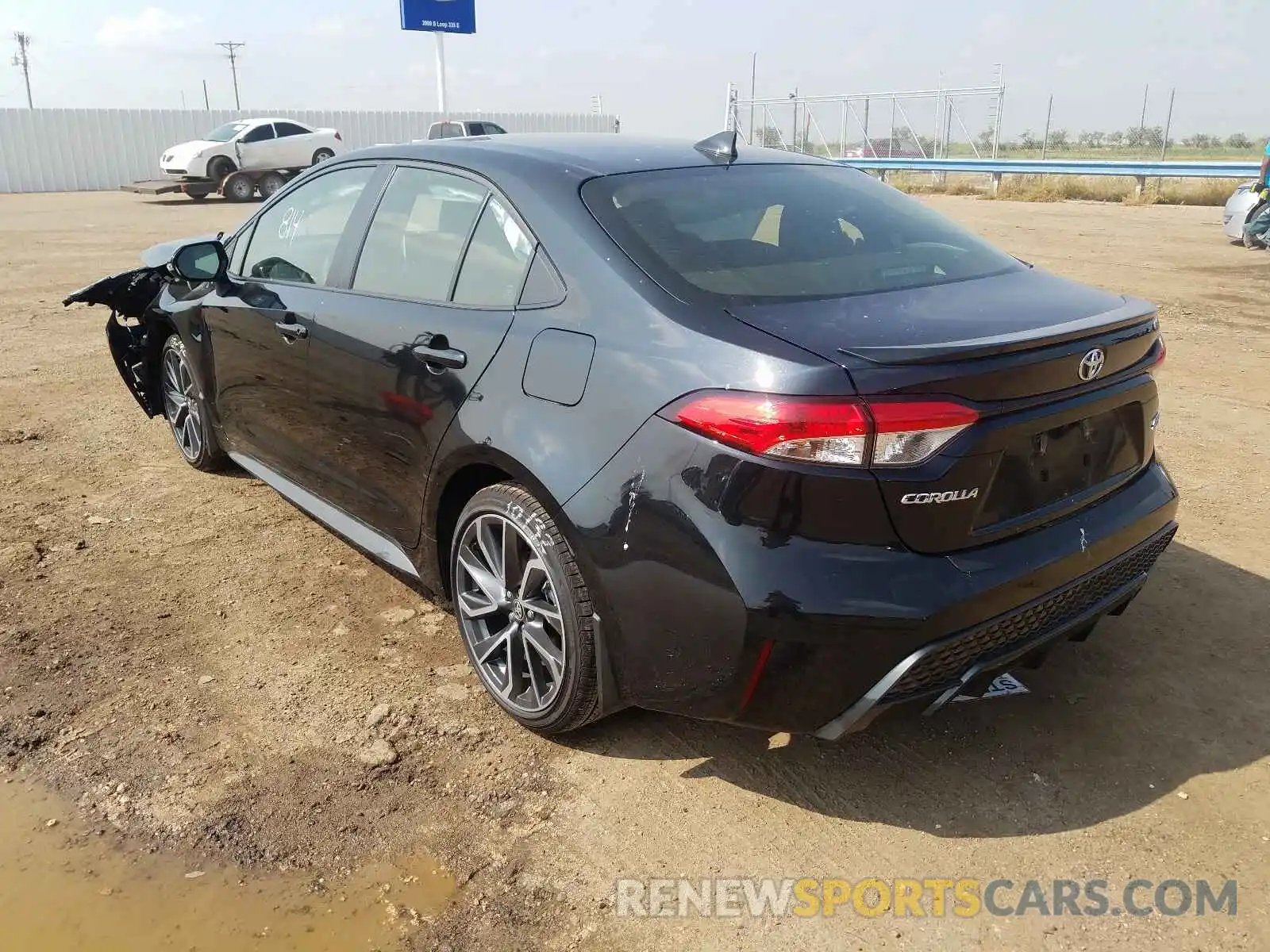 3 Photograph of a damaged car JTDS4MCE8MJ080787 TOYOTA COROLLA 2021