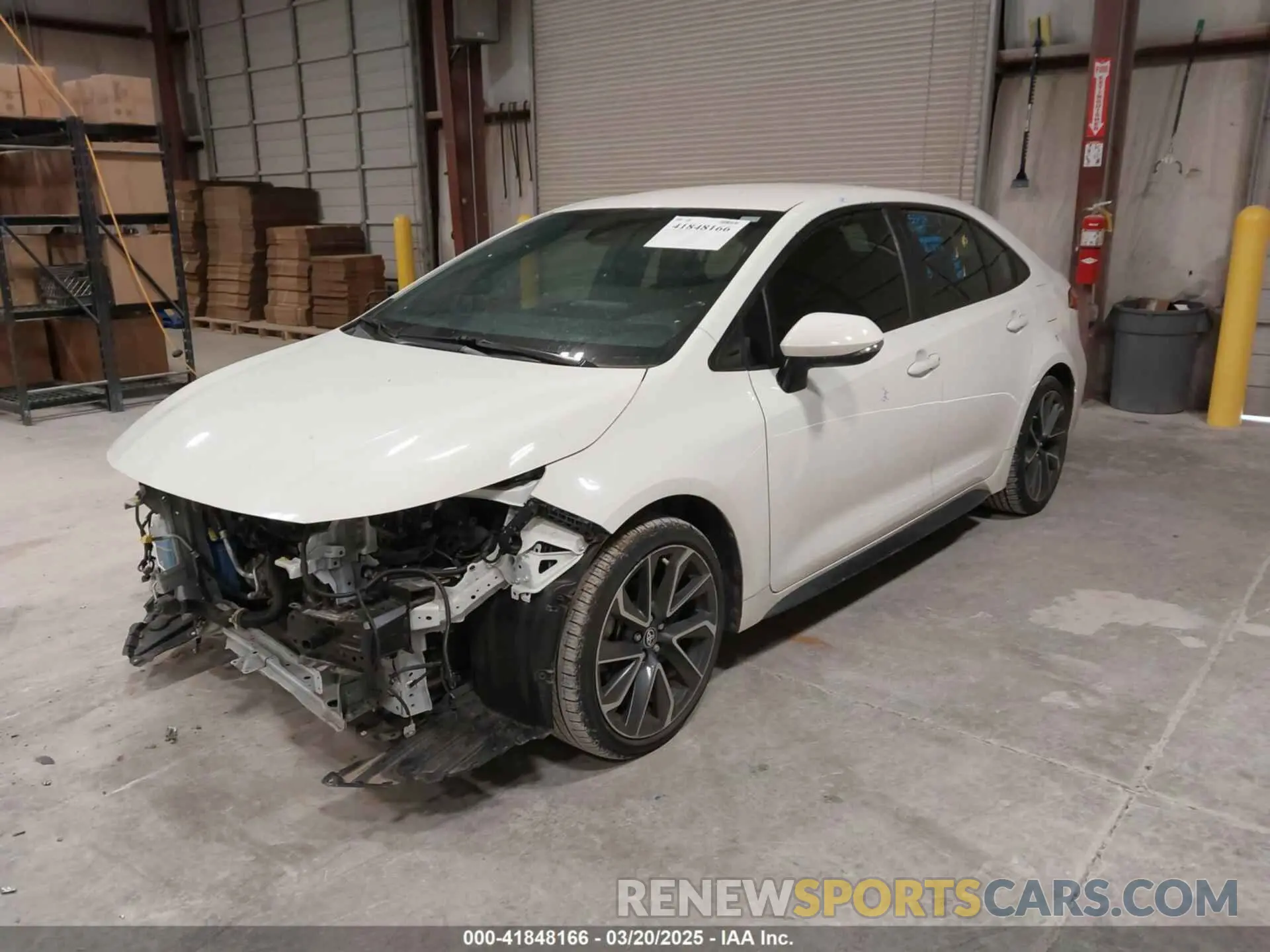 6 Photograph of a damaged car JTDS4MCE9MJ055445 TOYOTA COROLLA 2021