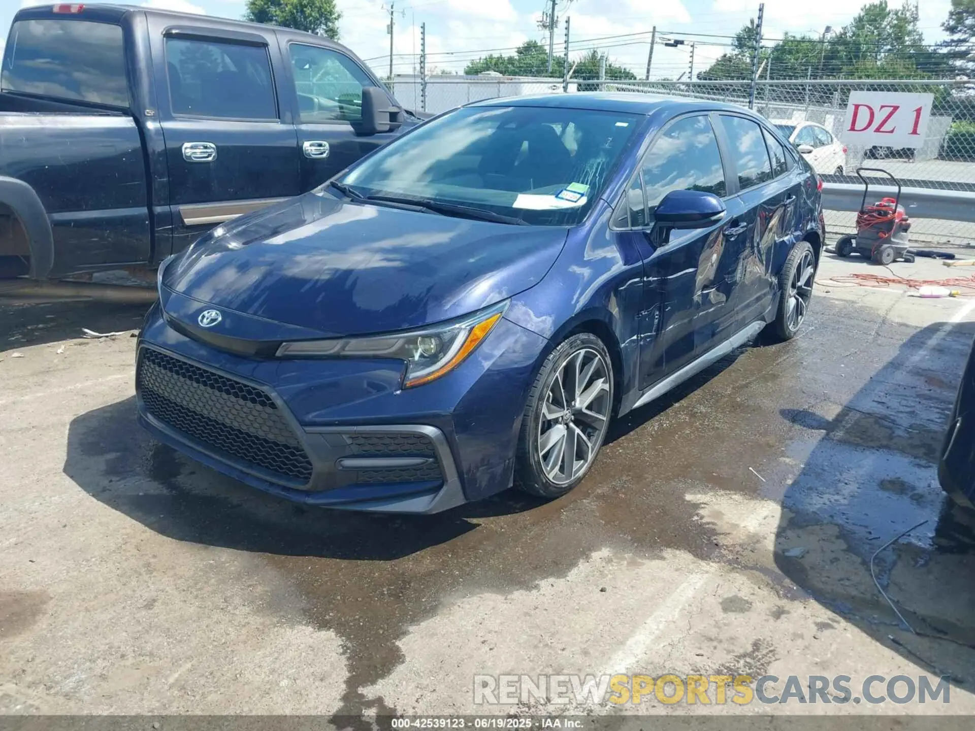 2 Photograph of a damaged car JTDS4MCE9MJ056840 TOYOTA COROLLA 2021