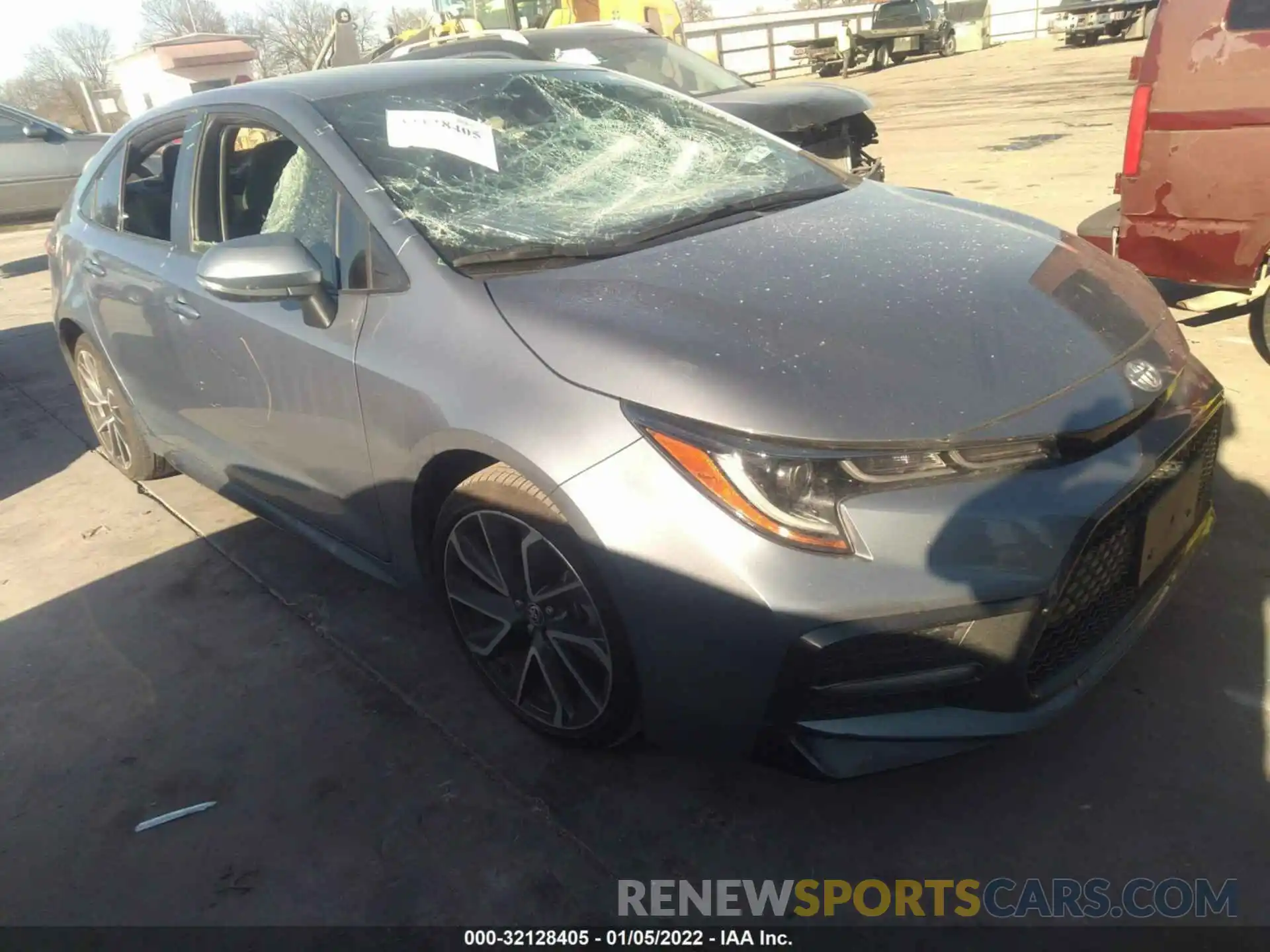 1 Photograph of a damaged car JTDS4MCE9MJ061312 TOYOTA COROLLA 2021