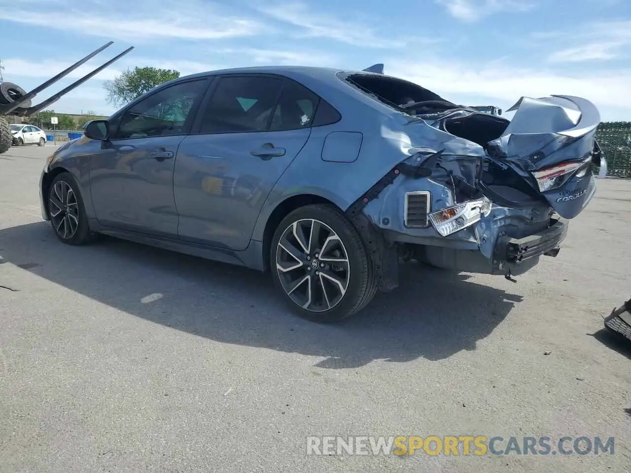 2 Photograph of a damaged car JTDS4MCE9MJ062427 TOYOTA COROLLA 2021