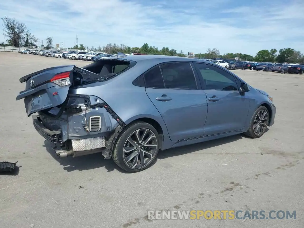 3 Photograph of a damaged car JTDS4MCE9MJ062427 TOYOTA COROLLA 2021