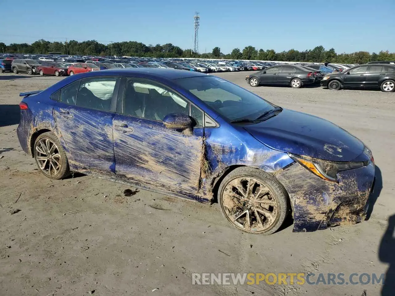 4 Photograph of a damaged car JTDS4MCE9MJ063643 TOYOTA COROLLA 2021