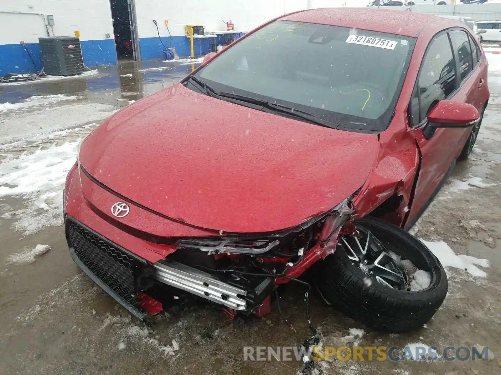 9 Photograph of a damaged car JTDS4MCE9MJ063755 TOYOTA COROLLA 2021