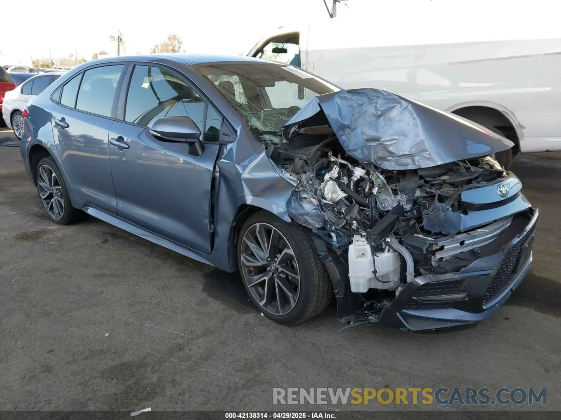 1 Photograph of a damaged car JTDS4MCE9MJ064310 TOYOTA COROLLA 2021