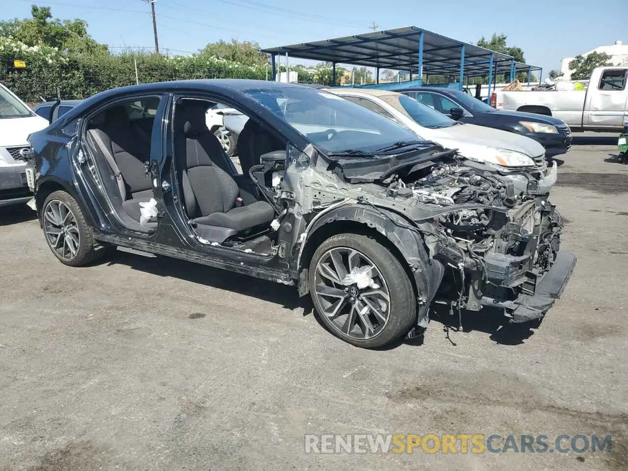 4 Photograph of a damaged car JTDS4MCE9MJ065697 TOYOTA COROLLA 2021
