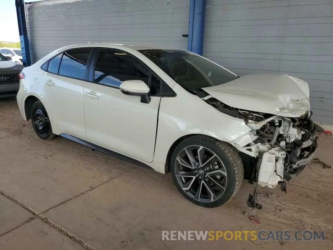 4 Photograph of a damaged car JTDS4MCE9MJ068275 TOYOTA COROLLA 2021