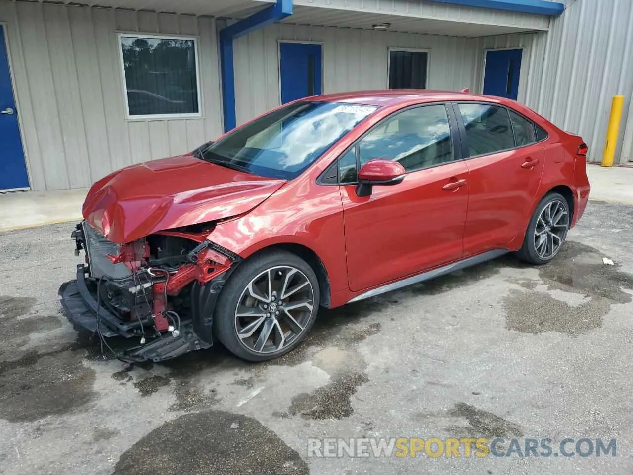 1 Photograph of a damaged car JTDS4MCE9MJ069006 TOYOTA COROLLA 2021