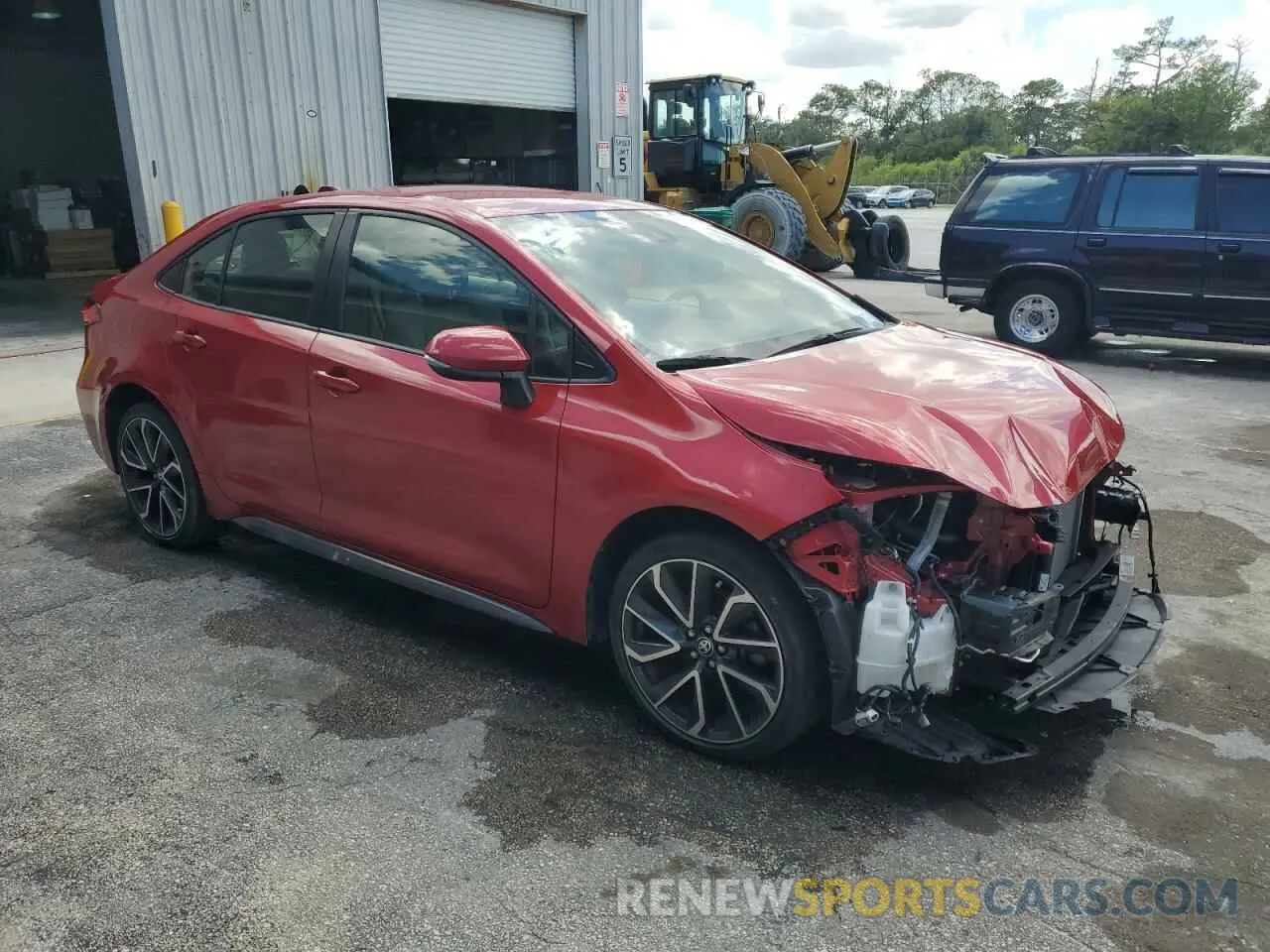 4 Photograph of a damaged car JTDS4MCE9MJ069006 TOYOTA COROLLA 2021