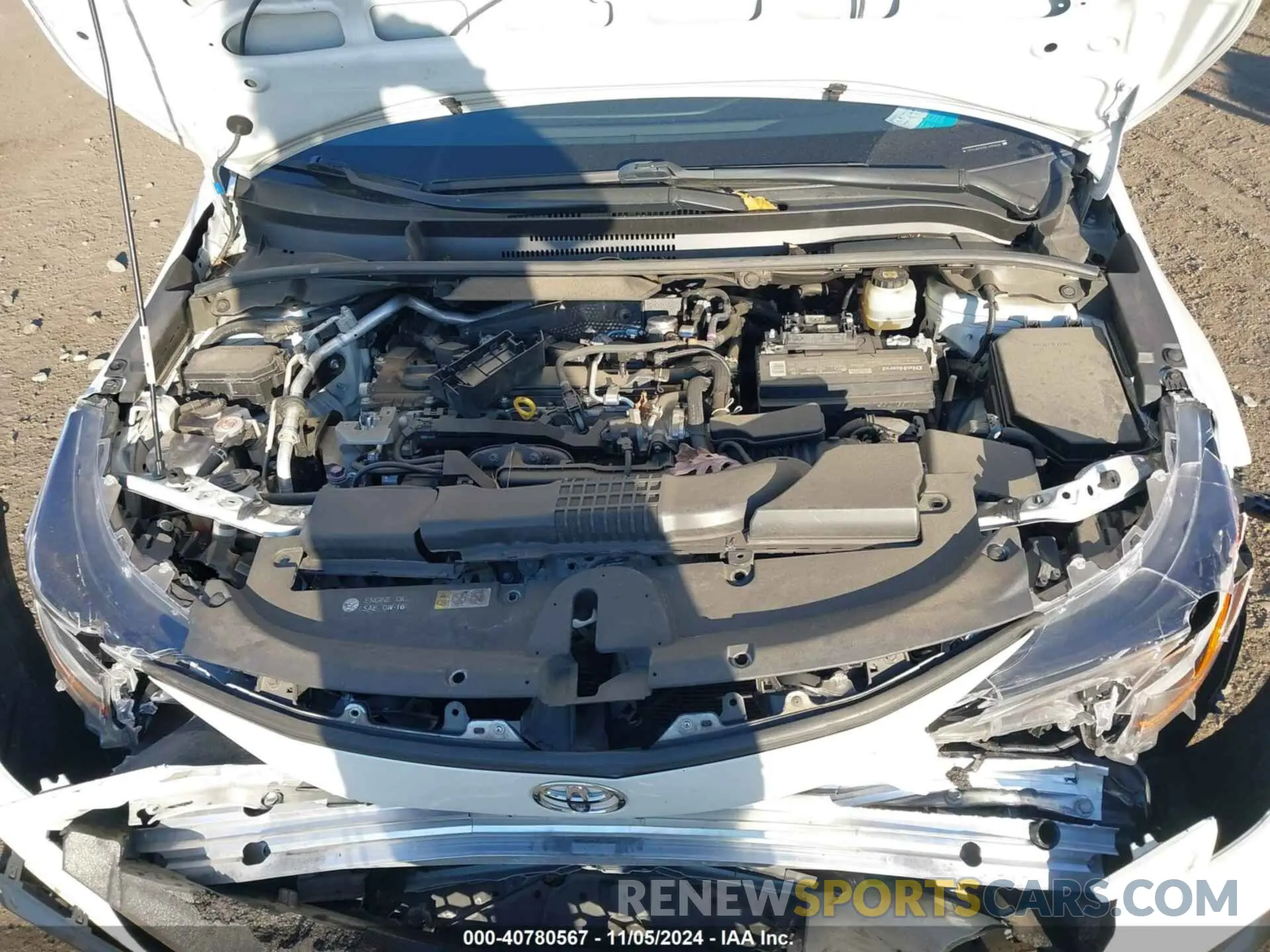 10 Photograph of a damaged car JTDS4MCE9MJ070849 TOYOTA COROLLA 2021
