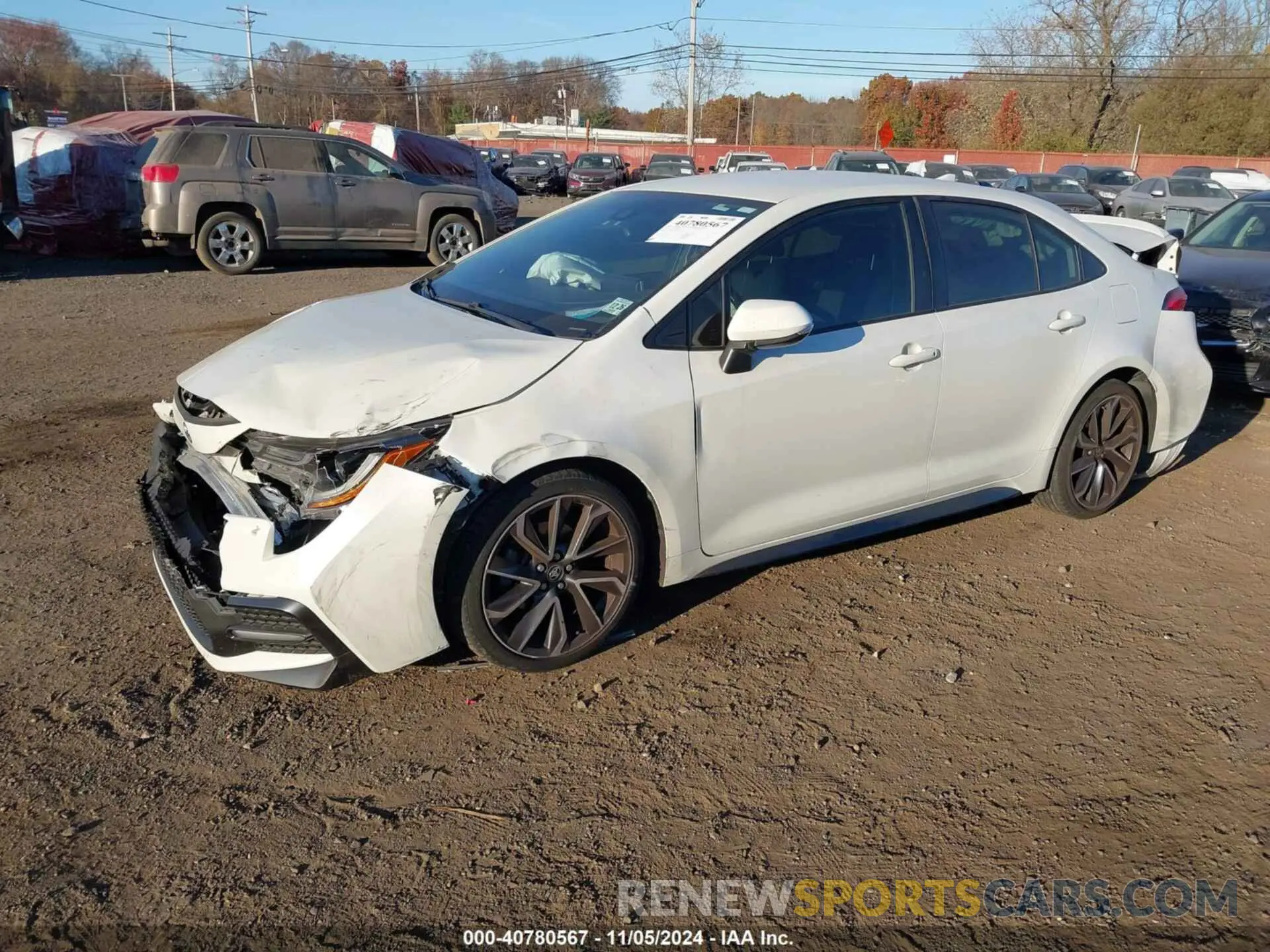 2 Photograph of a damaged car JTDS4MCE9MJ070849 TOYOTA COROLLA 2021