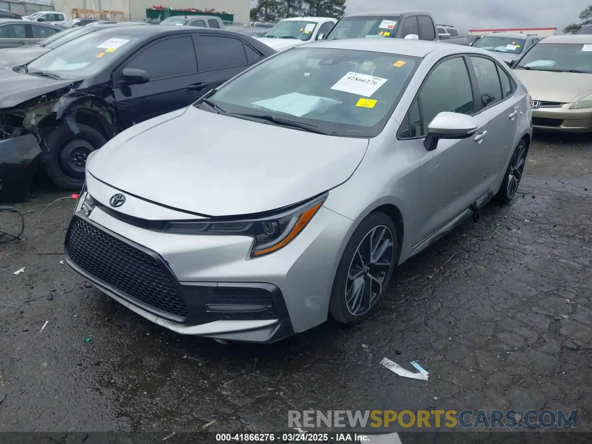 2 Photograph of a damaged car JTDS4MCE9MJ079227 TOYOTA COROLLA 2021