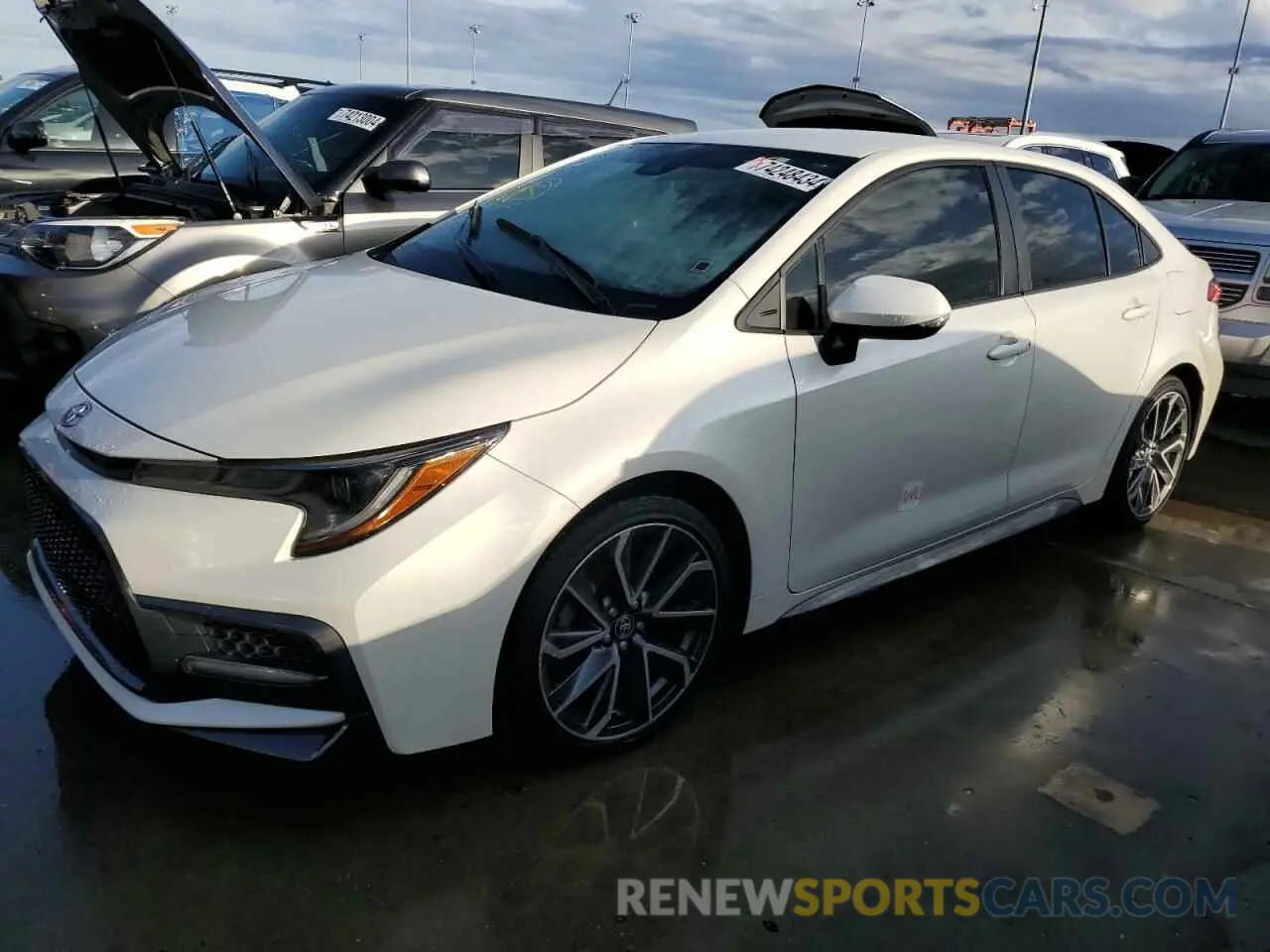 1 Photograph of a damaged car JTDS4MCEXMJ055891 TOYOTA COROLLA 2021