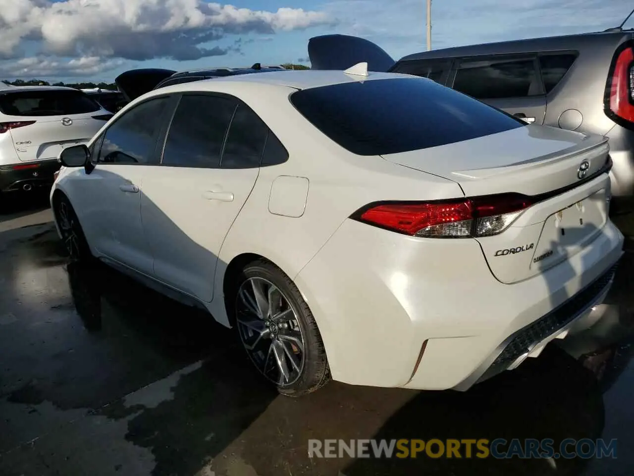 2 Photograph of a damaged car JTDS4MCEXMJ055891 TOYOTA COROLLA 2021
