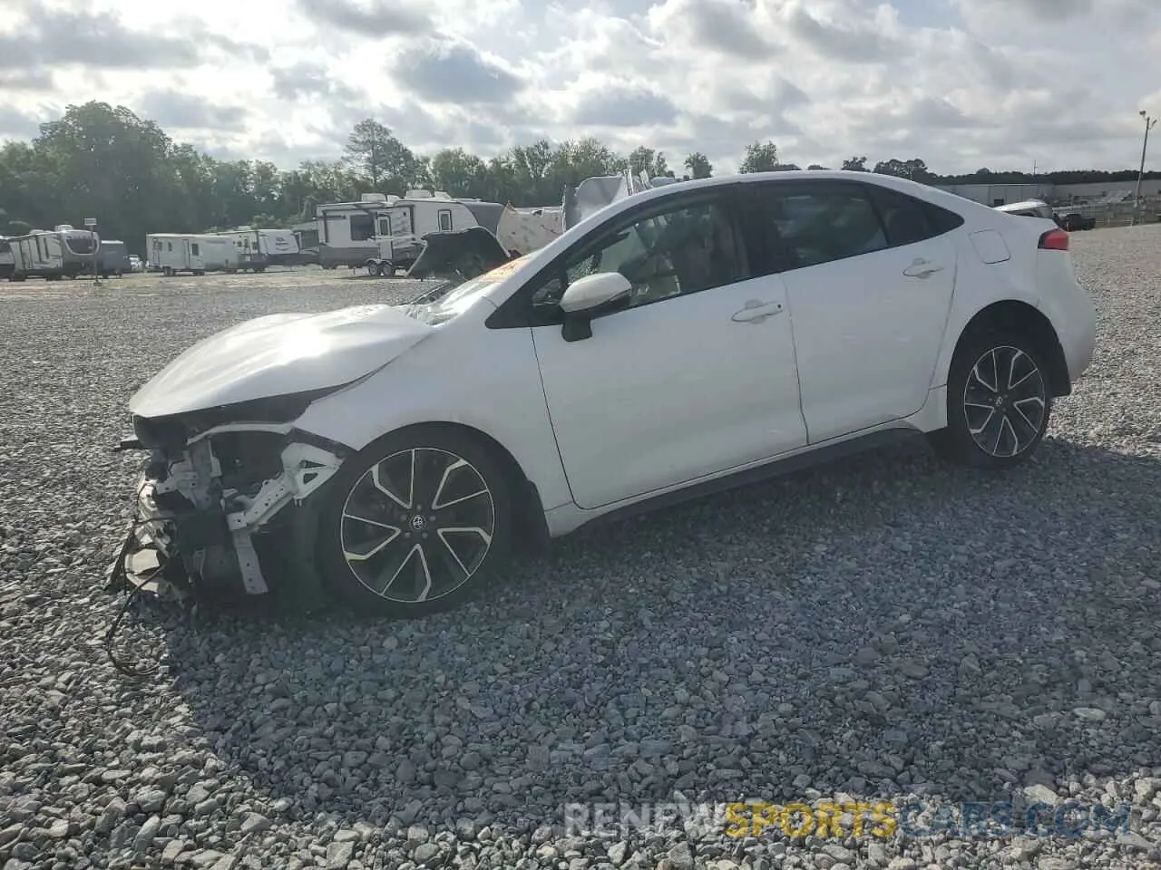 1 Photograph of a damaged car JTDS4MCEXMJ059200 TOYOTA COROLLA 2021