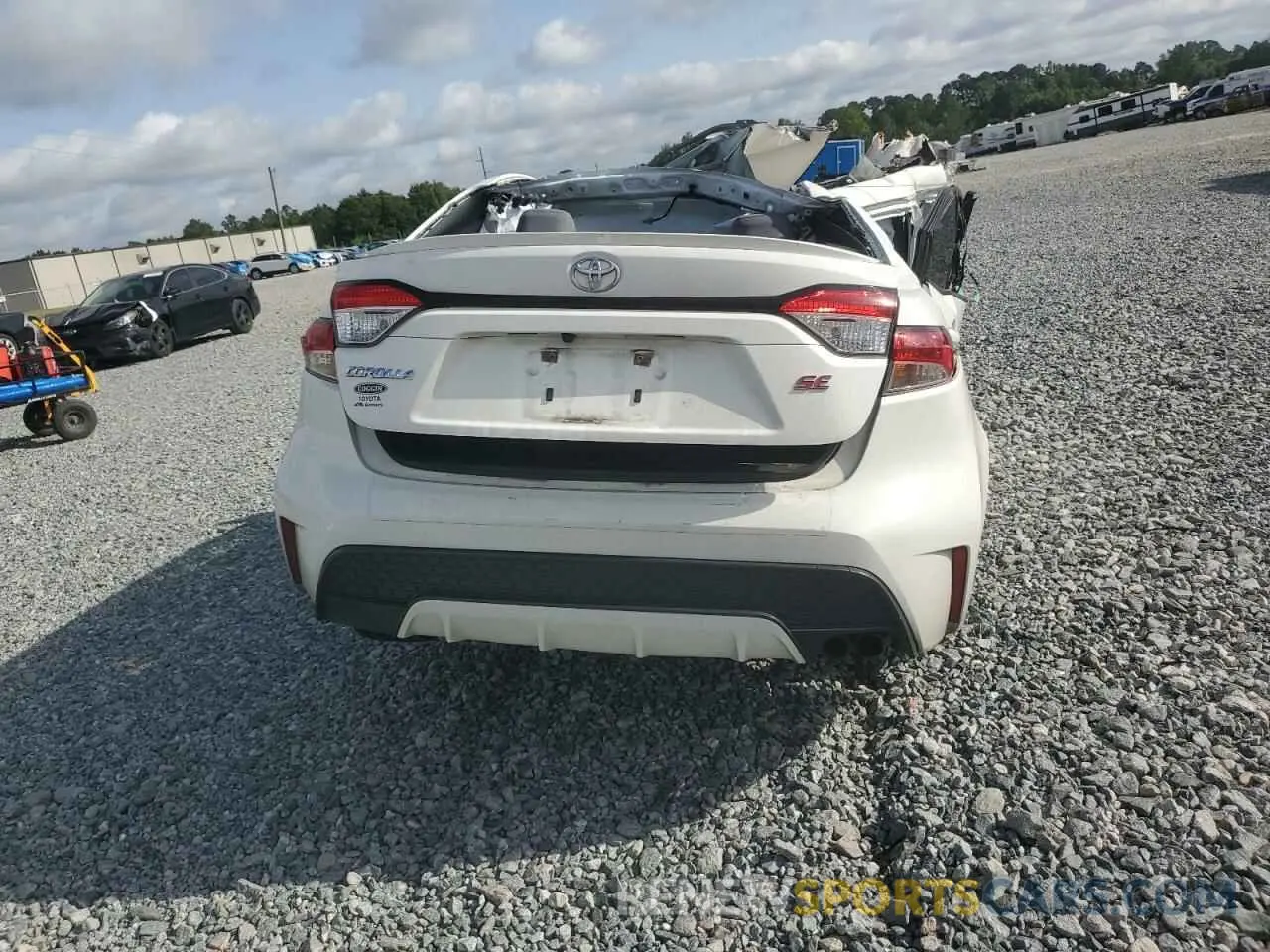 6 Photograph of a damaged car JTDS4MCEXMJ059200 TOYOTA COROLLA 2021