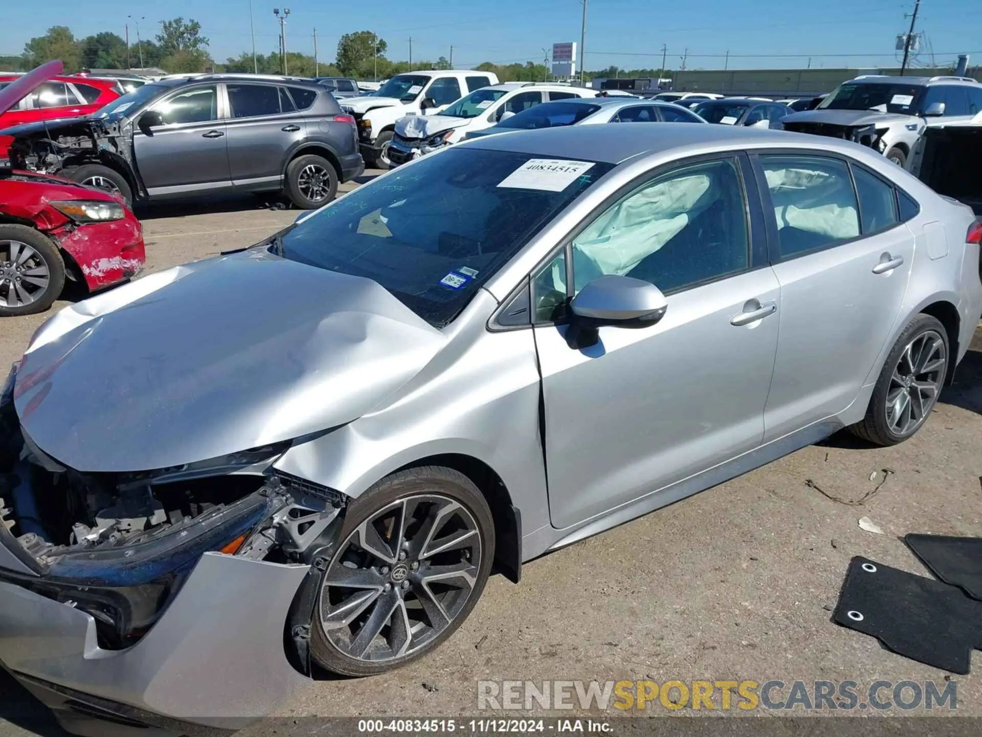 2 Photograph of a damaged car JTDS4MCEXMJ059715 TOYOTA COROLLA 2021