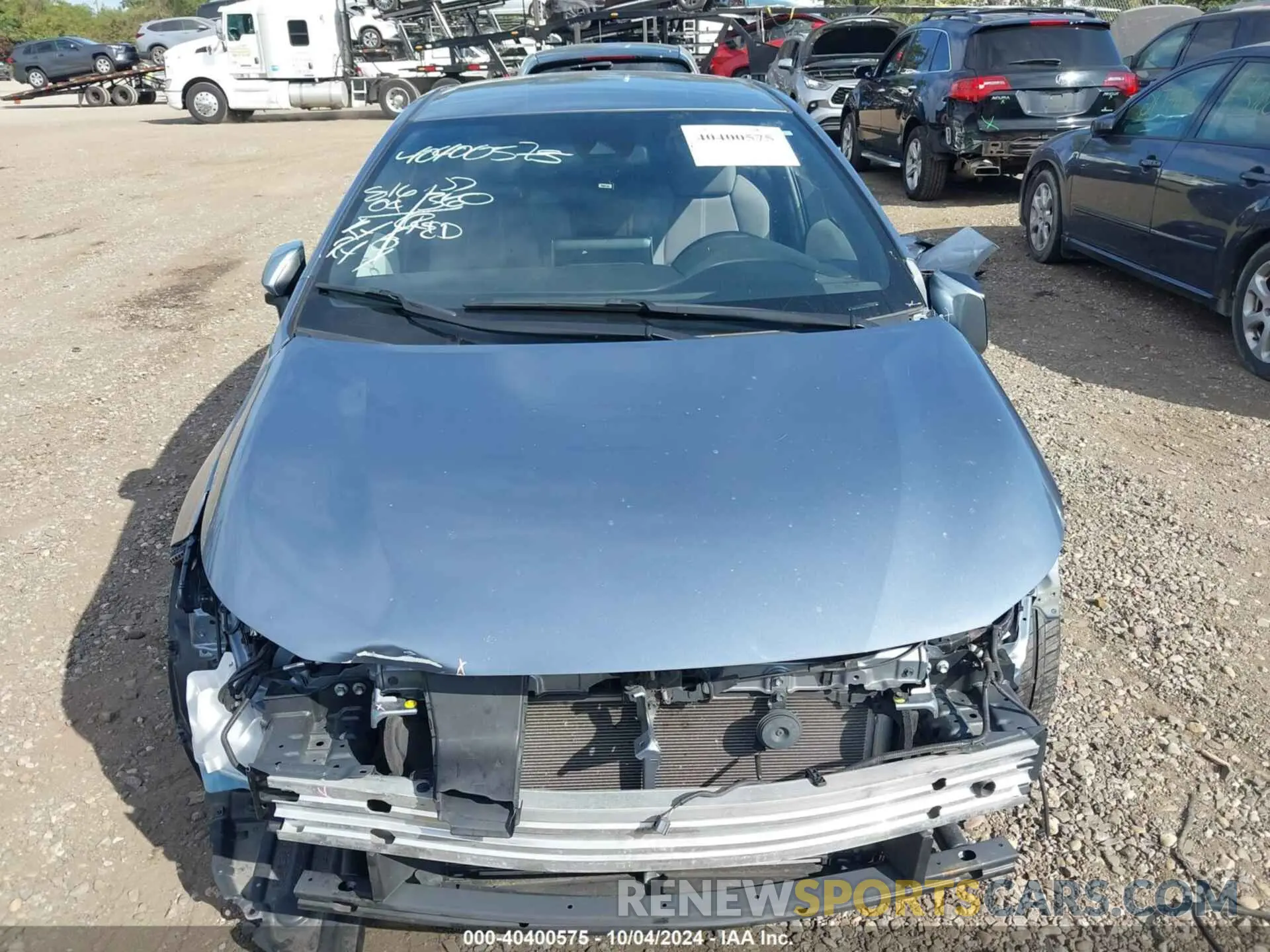 12 Photograph of a damaged car JTDS4MCEXMJ060959 TOYOTA COROLLA 2021