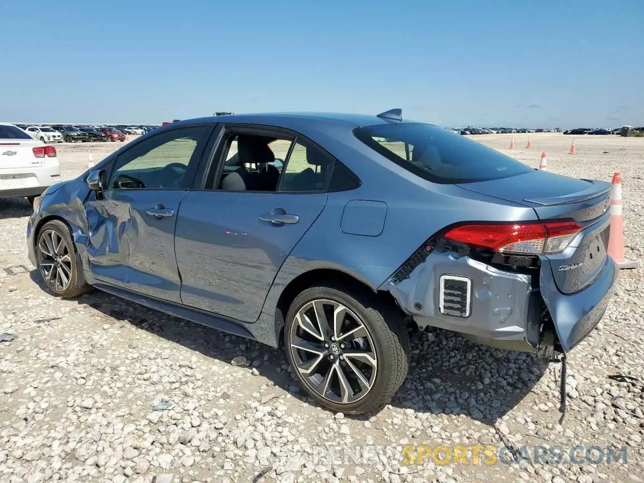 2 Photograph of a damaged car JTDS4MCEXMJ062954 TOYOTA COROLLA 2021