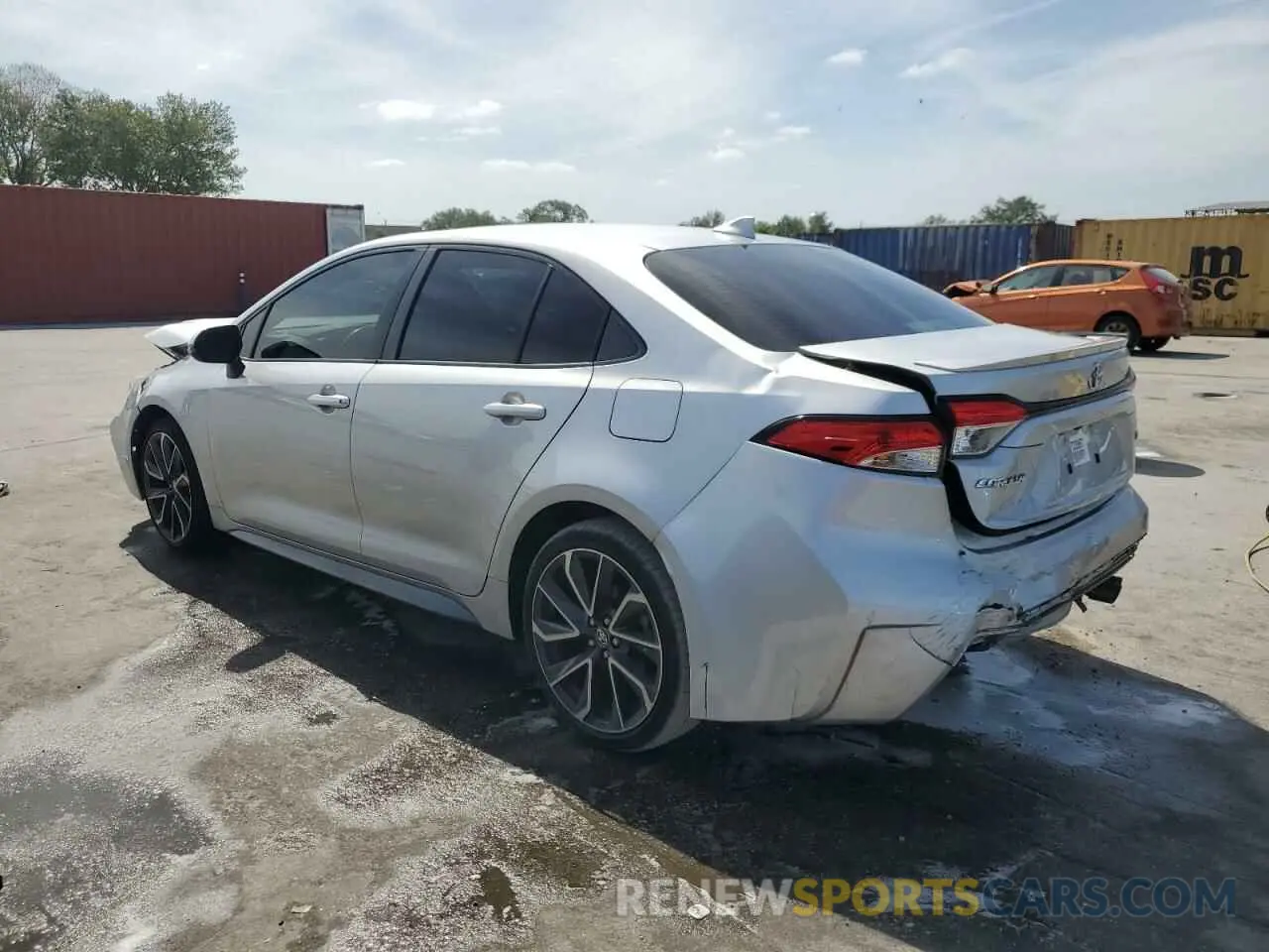 2 Photograph of a damaged car JTDS4MCEXMJ063117 TOYOTA COROLLA 2021