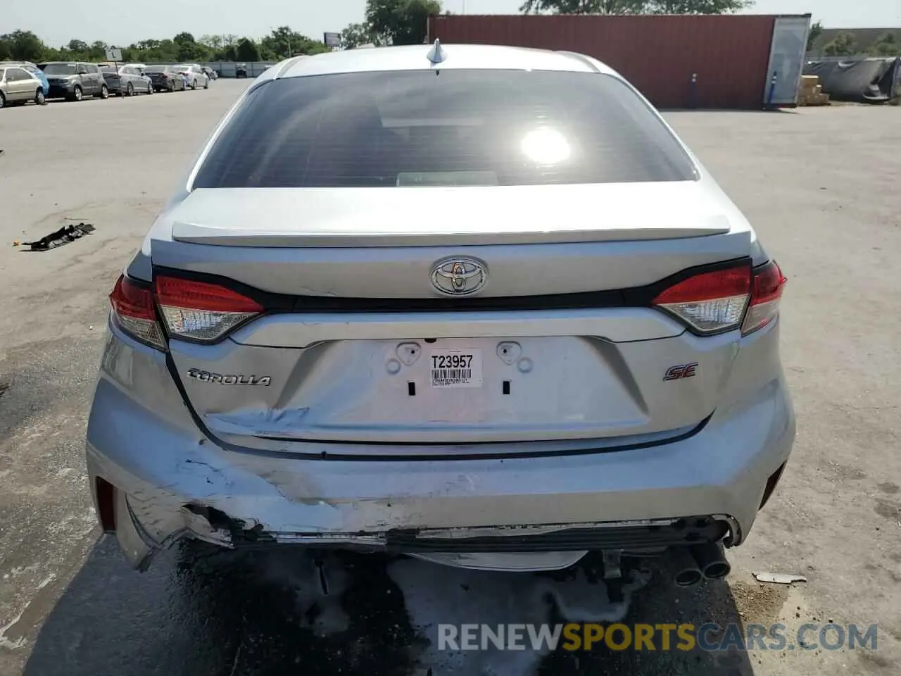 6 Photograph of a damaged car JTDS4MCEXMJ063117 TOYOTA COROLLA 2021