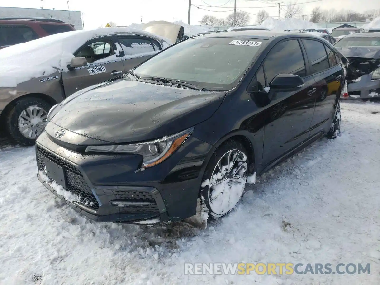 2 Photograph of a damaged car JTDS4MCEXMJ063375 TOYOTA COROLLA 2021