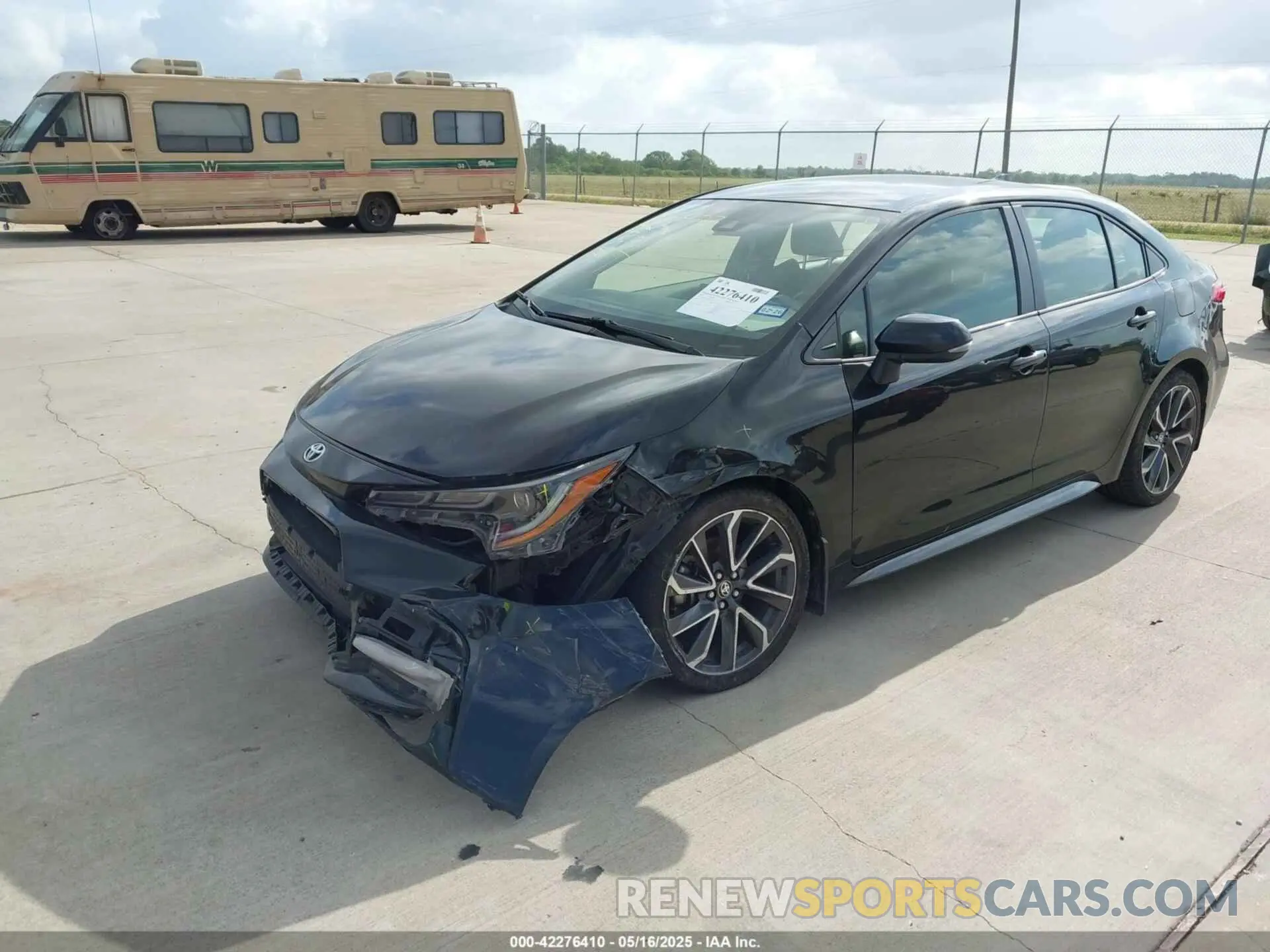 2 Photograph of a damaged car JTDS4MCEXMJ070195 TOYOTA COROLLA 2021