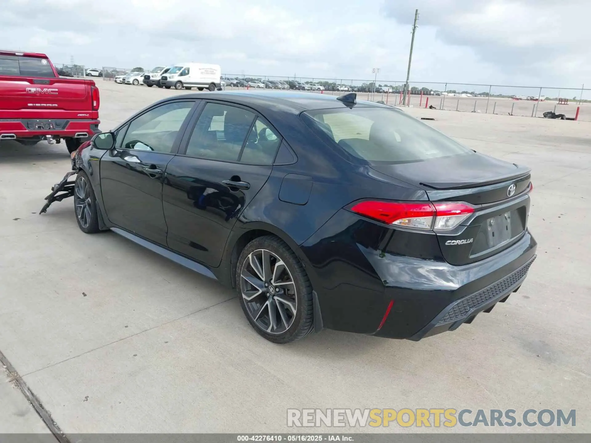 3 Photograph of a damaged car JTDS4MCEXMJ070195 TOYOTA COROLLA 2021