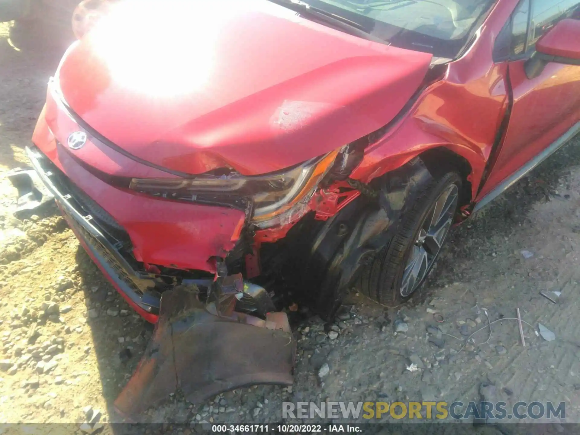 6 Photograph of a damaged car JTDS4MCEXMJ073968 TOYOTA COROLLA 2021