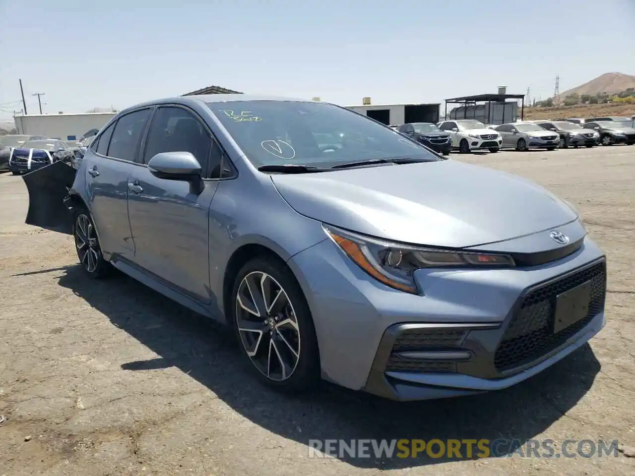 1 Photograph of a damaged car JTDS4MCEXMJ074893 TOYOTA COROLLA 2021