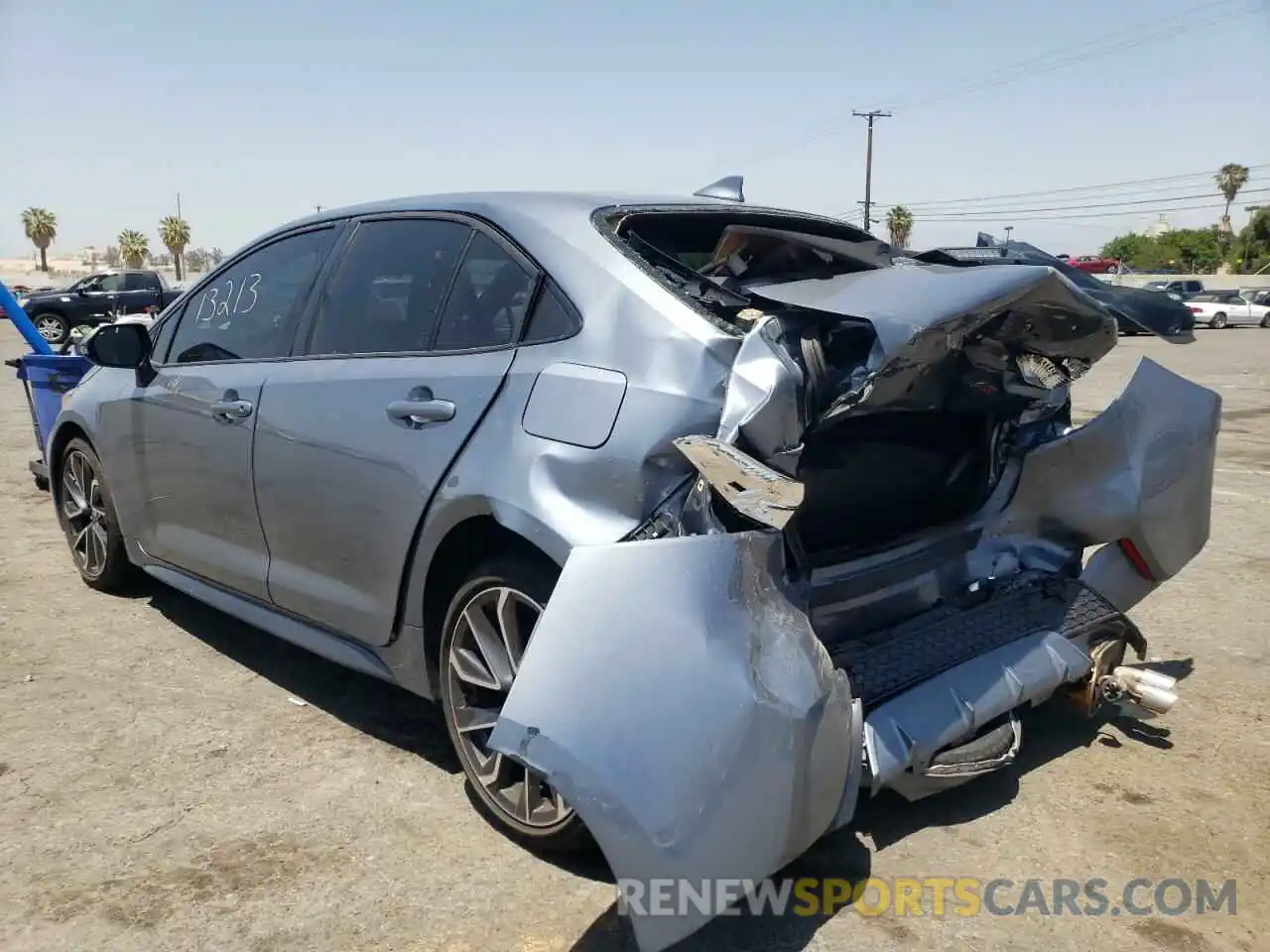 3 Photograph of a damaged car JTDS4MCEXMJ074893 TOYOTA COROLLA 2021