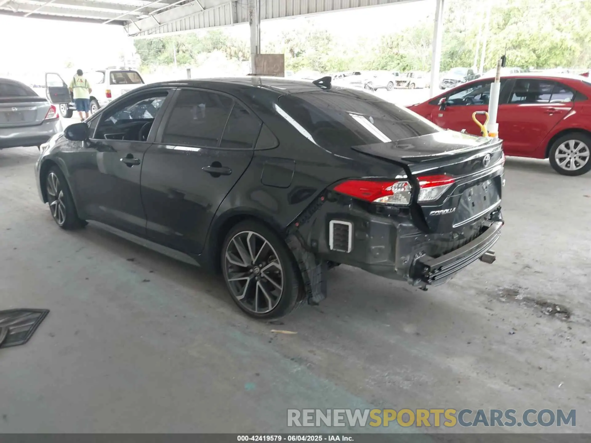 3 Photograph of a damaged car JTDS4MCEXMJ077390 TOYOTA COROLLA 2021