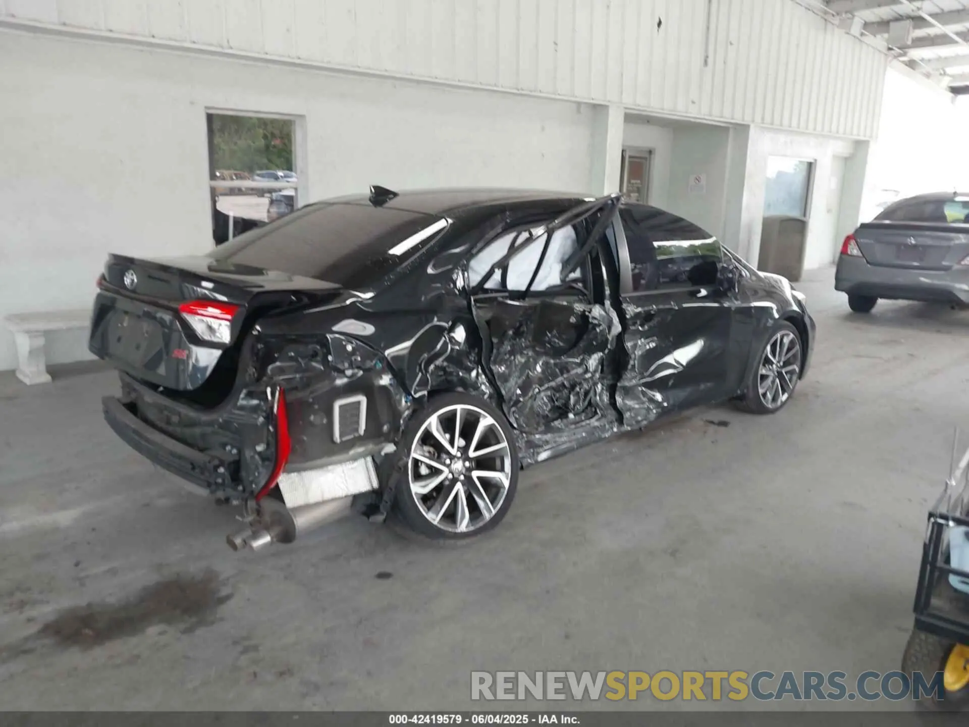 4 Photograph of a damaged car JTDS4MCEXMJ077390 TOYOTA COROLLA 2021