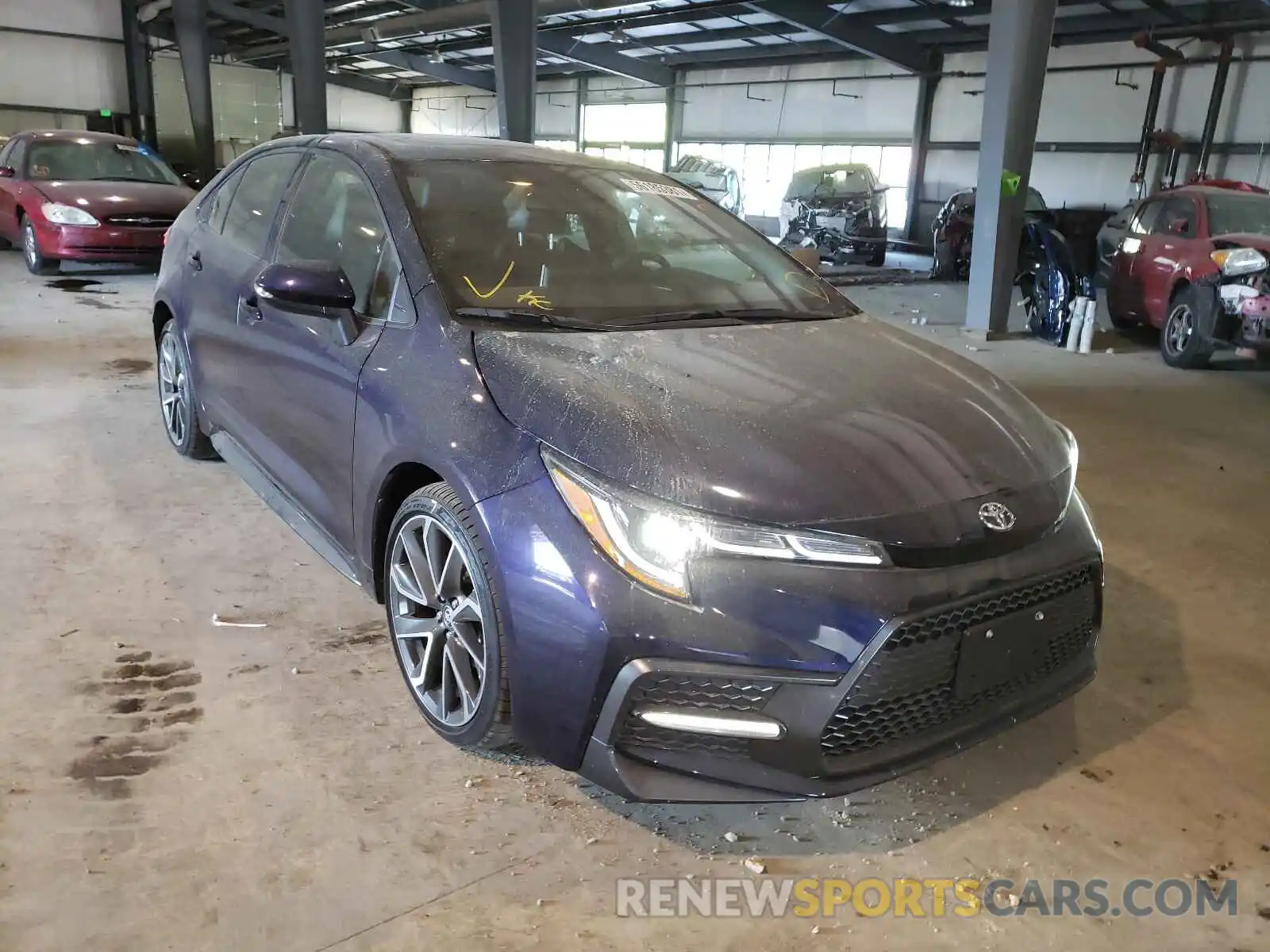 1 Photograph of a damaged car JTDT4MCE0MJ064734 TOYOTA COROLLA 2021