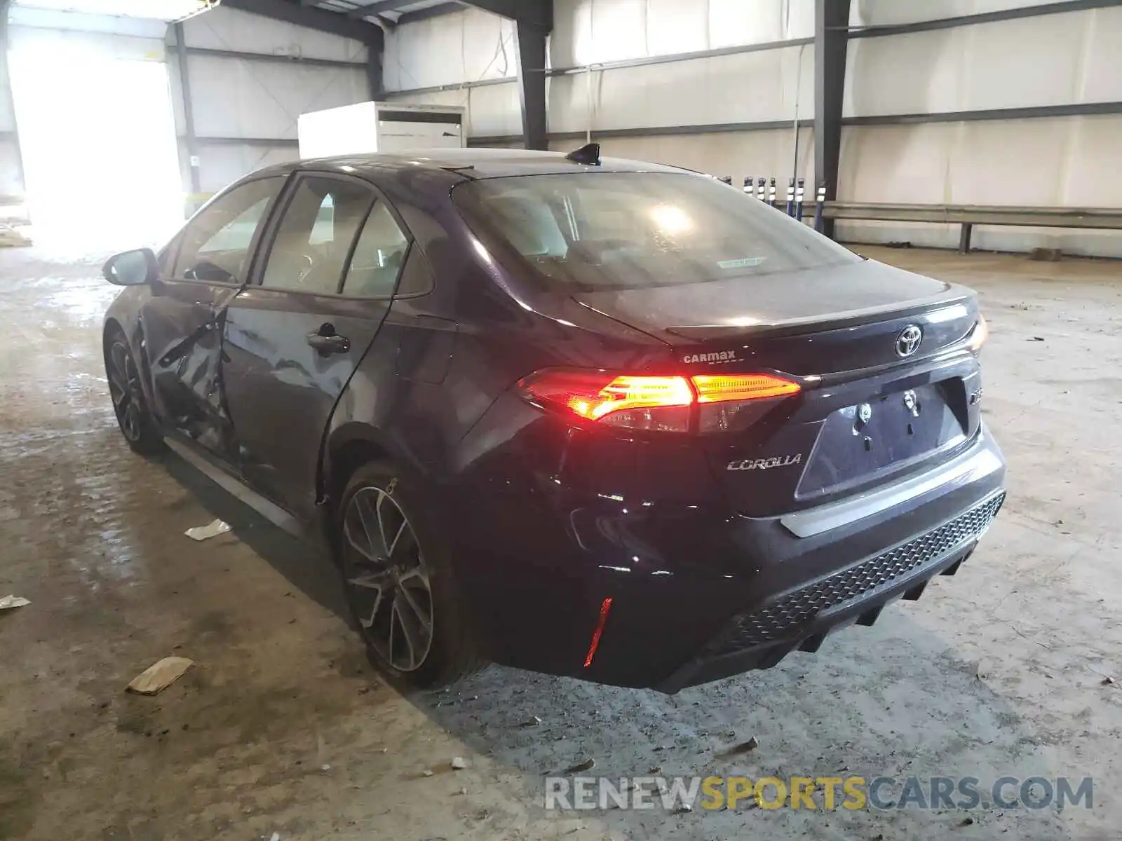 3 Photograph of a damaged car JTDT4MCE0MJ064734 TOYOTA COROLLA 2021