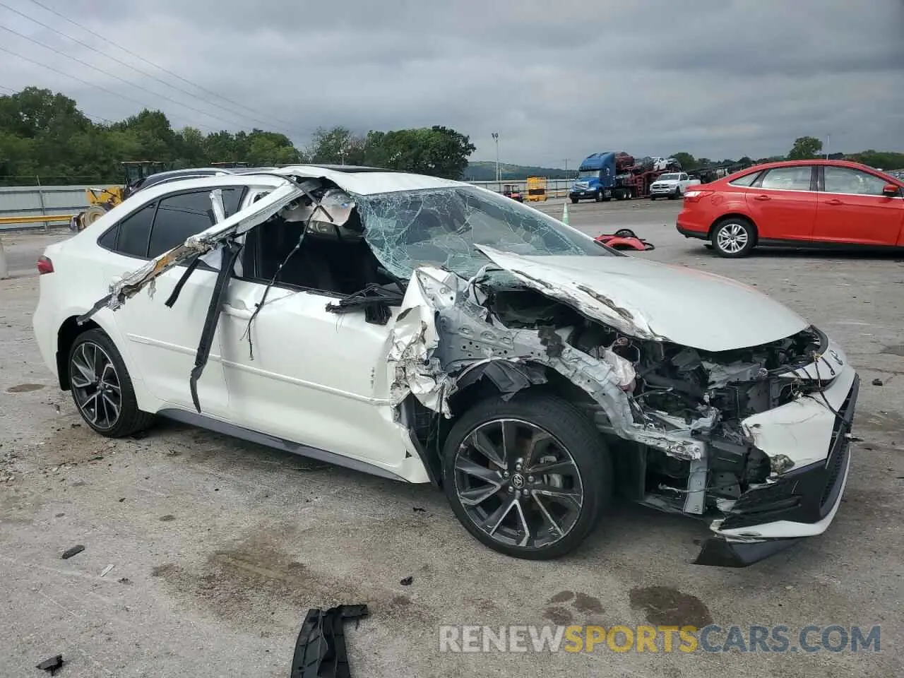 4 Photograph of a damaged car JTDT4MCE5MJ079083 TOYOTA COROLLA 2021