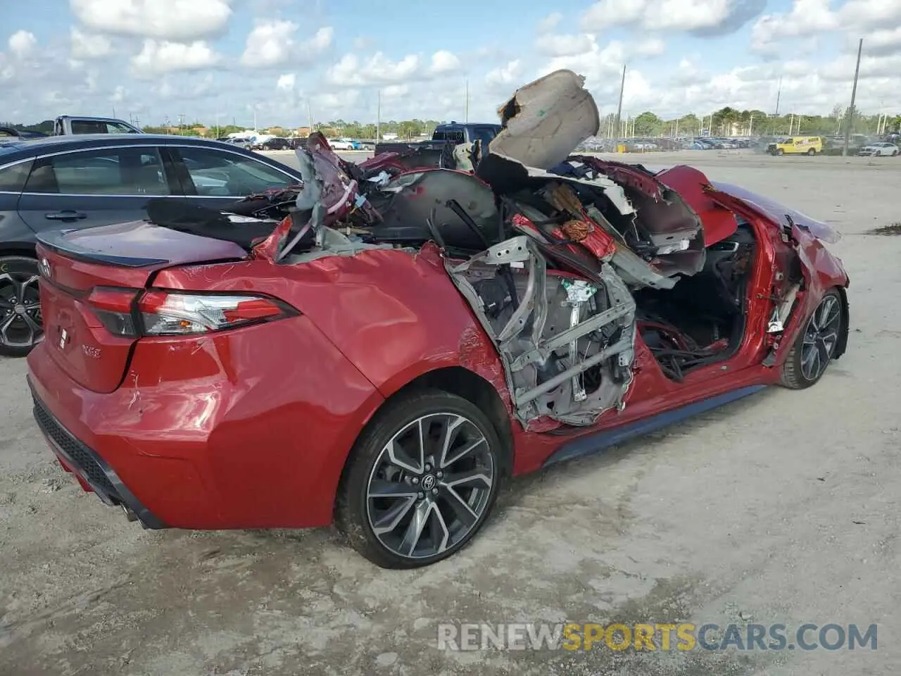 3 Photograph of a damaged car JTDT4MCE8MJ056221 TOYOTA COROLLA 2021