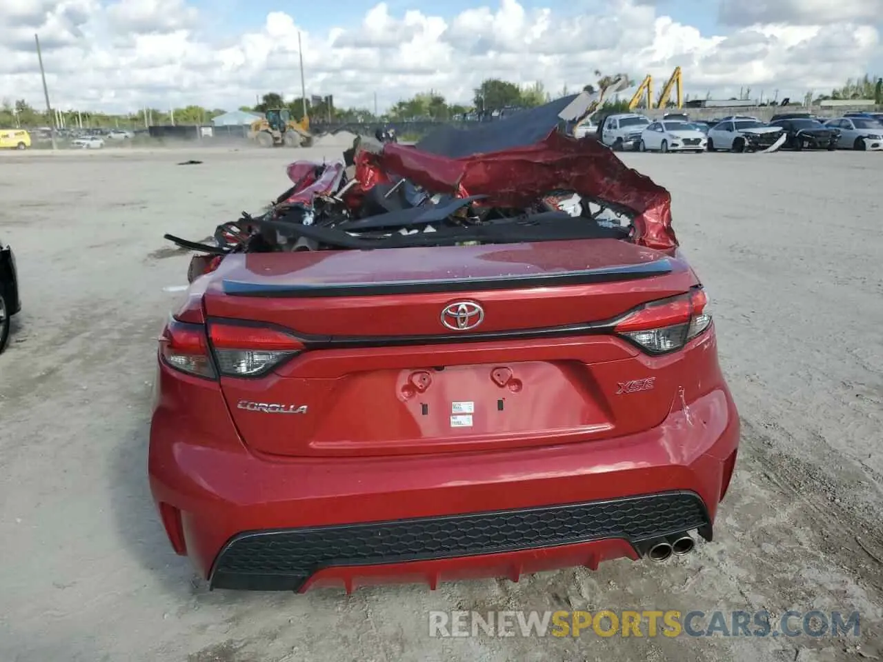 6 Photograph of a damaged car JTDT4MCE8MJ056221 TOYOTA COROLLA 2021