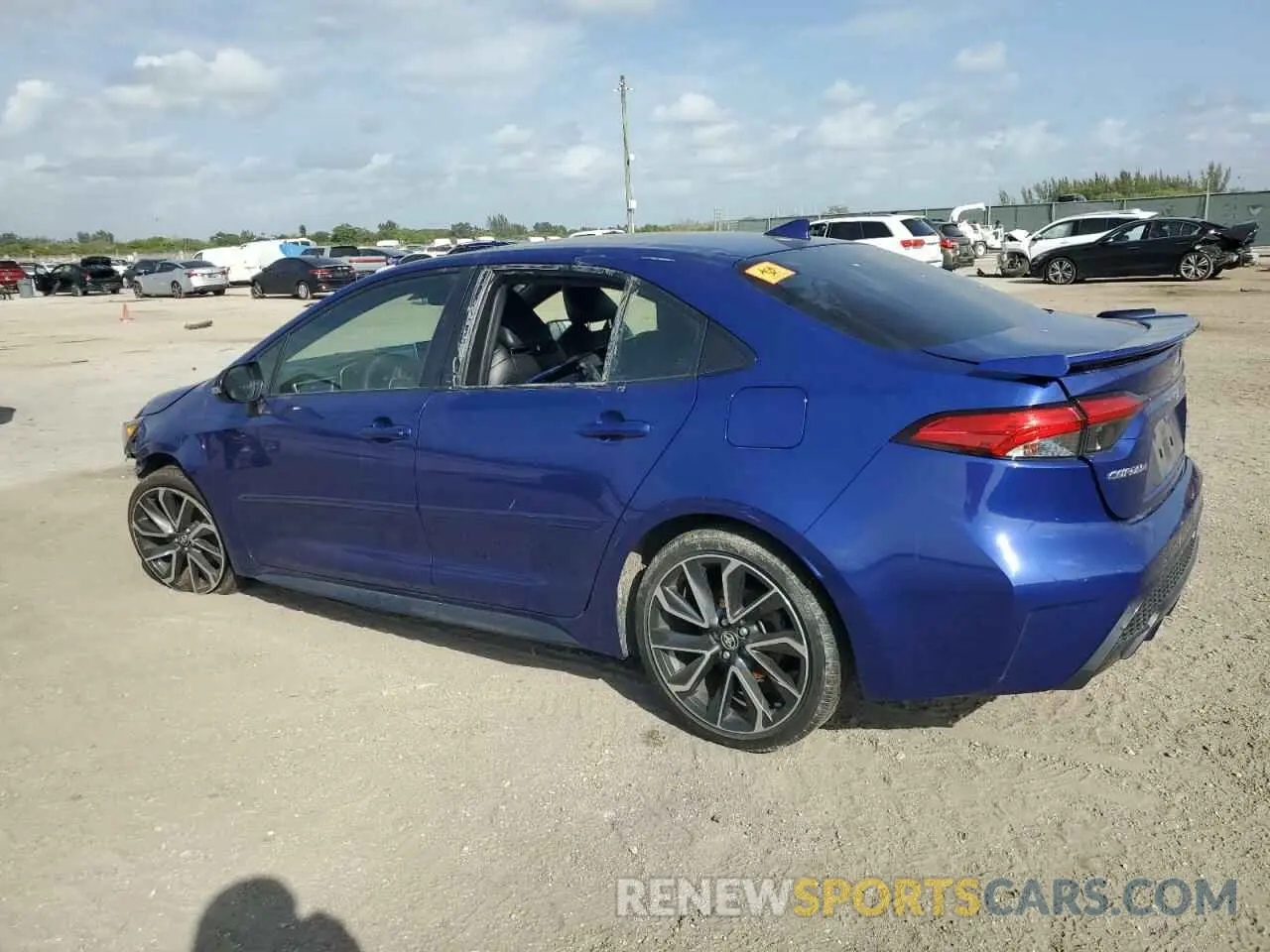 2 Photograph of a damaged car JTDT4MCE8MJ074332 TOYOTA COROLLA 2021