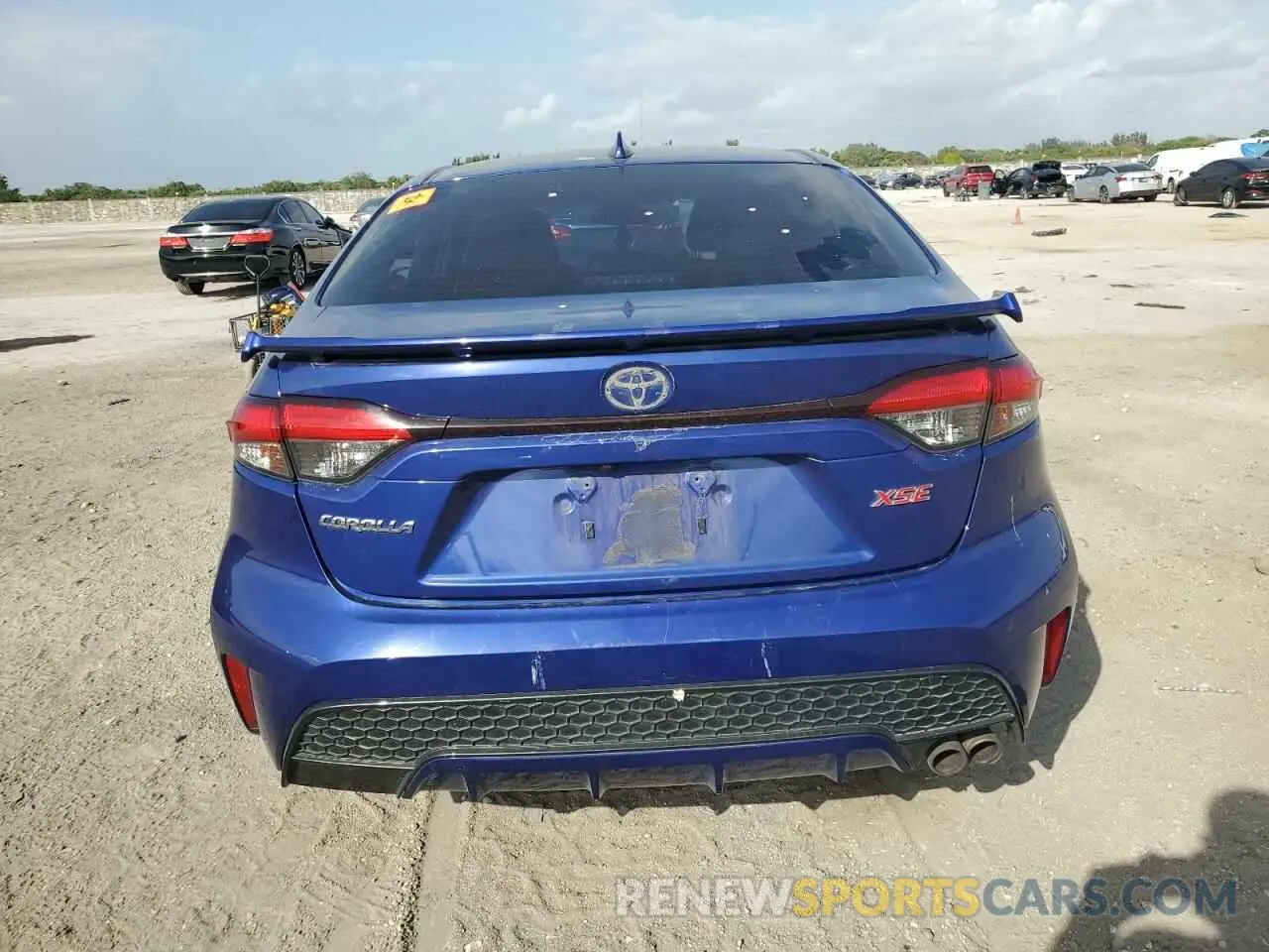 6 Photograph of a damaged car JTDT4MCE8MJ074332 TOYOTA COROLLA 2021
