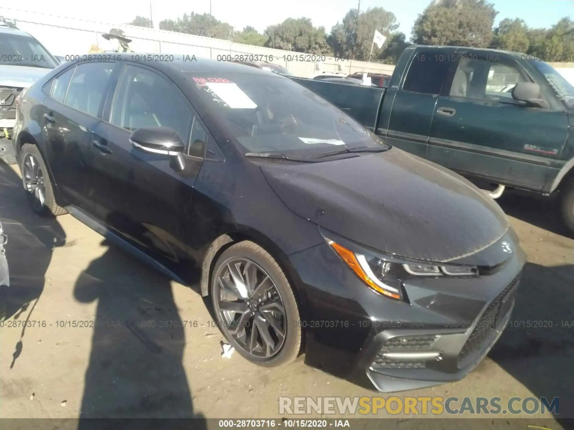 1 Photograph of a damaged car JTDT4MCEXMJ052378 TOYOTA COROLLA 2021