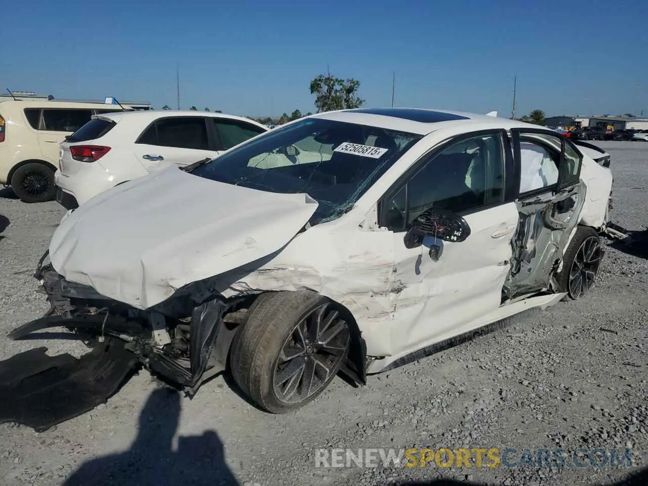 1 Photograph of a damaged car JTDT4MCEXMJ058617 TOYOTA COROLLA 2021