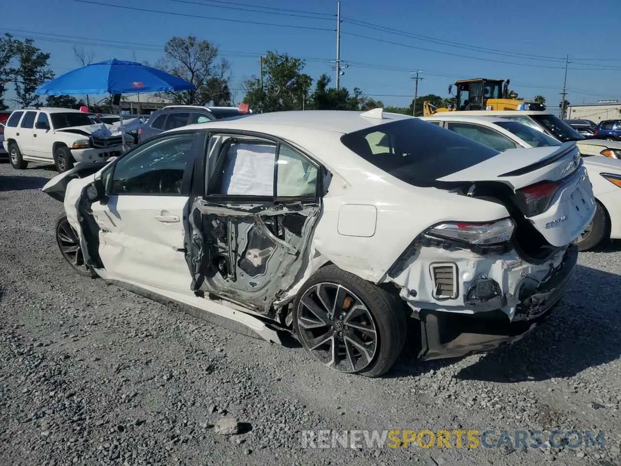 2 Photograph of a damaged car JTDT4MCEXMJ058617 TOYOTA COROLLA 2021